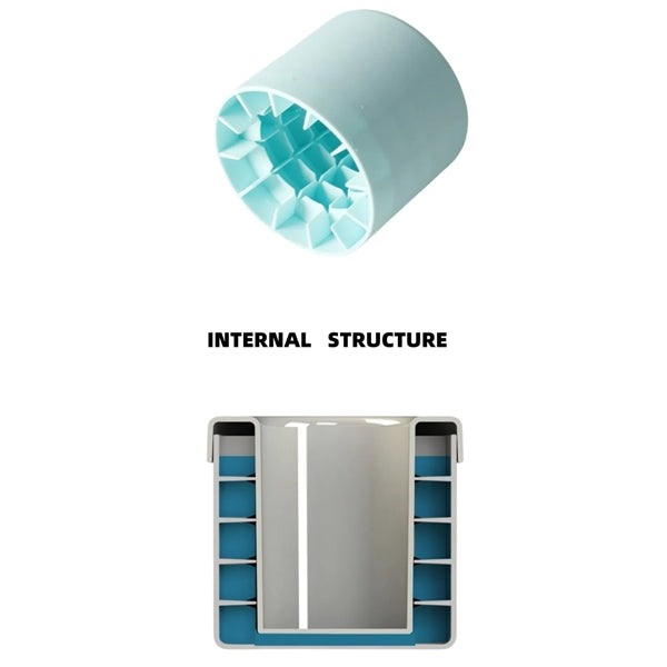 Round Easy-Release Lattice Ice Cube Tray