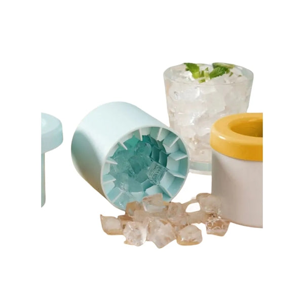 Round Easy-Release Lattice Ice Cube Tray