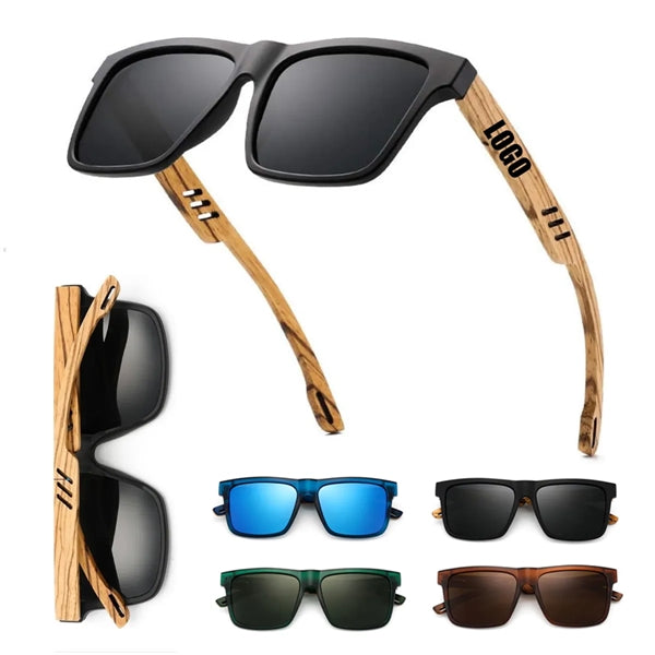 Polarized Bamboo Wooden Sunglasses