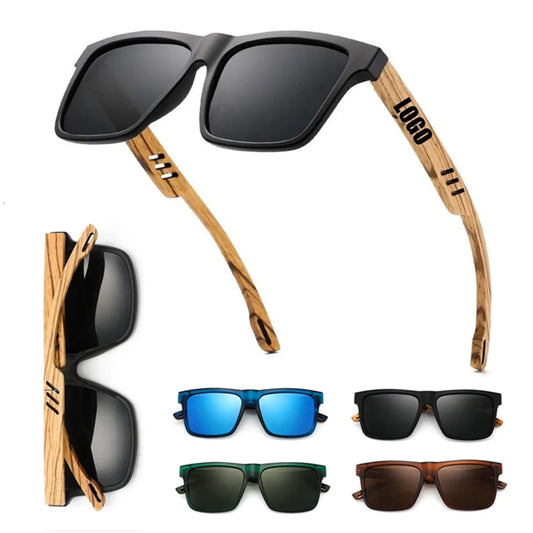 Polarized Bamboo Wooden Sunglasses