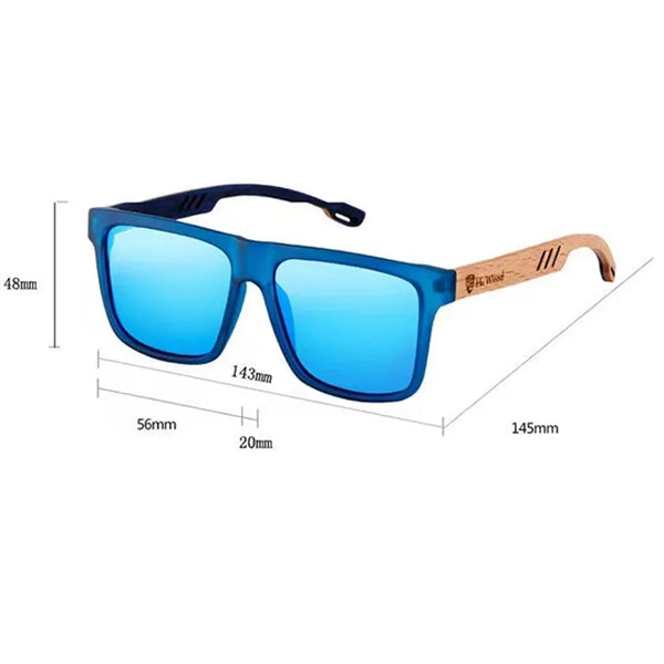 Polarized Bamboo Wooden Sunglasses