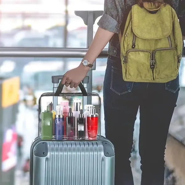 Clear PVC Travel Toiletry Makeup Transparent Zipper Tote Bag