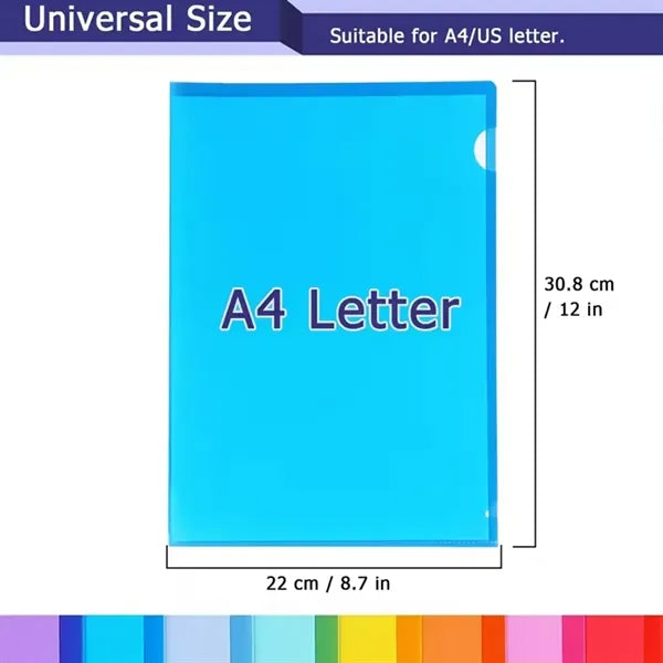 A4 Clear Plastic Folders Sleeves