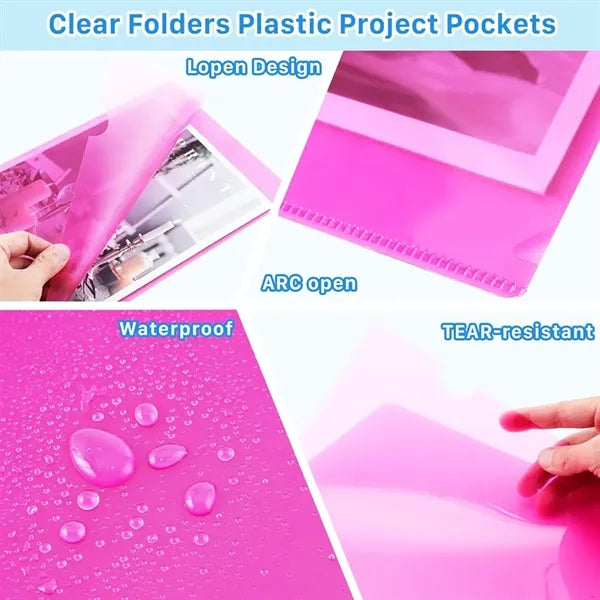 A4 Clear Plastic Folders Sleeves