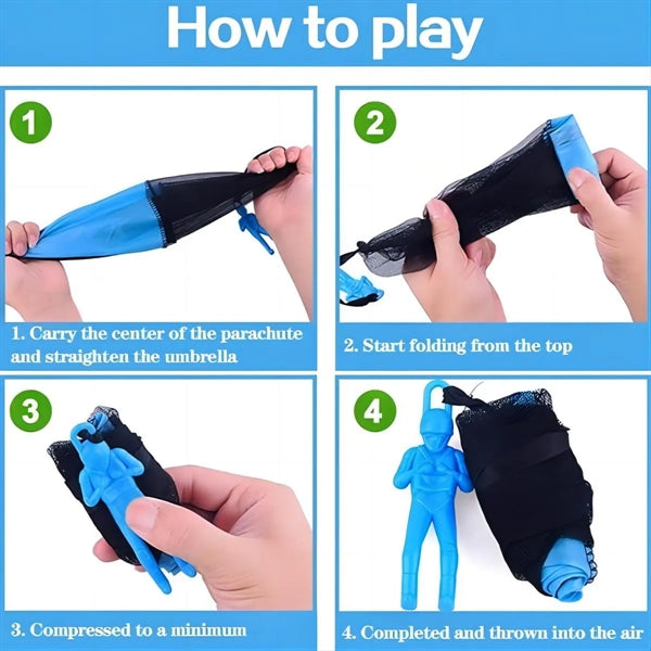 Hand Throw Parachute Children Toy