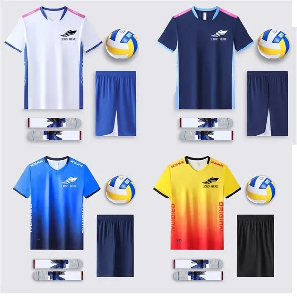 Quickdry Customfit Poly-Short Sleeve Fiber Volleyball Kits