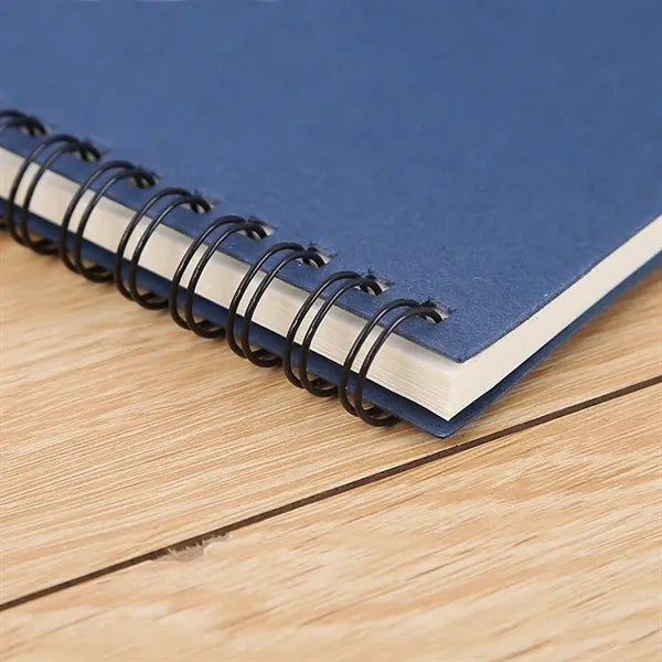 Portable Spiral Notebook With Pen