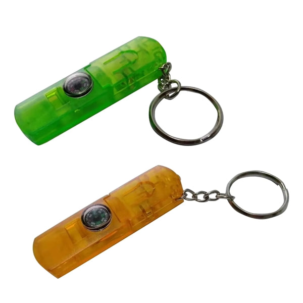 3-in-1 Compass and Whistle LED Keylight