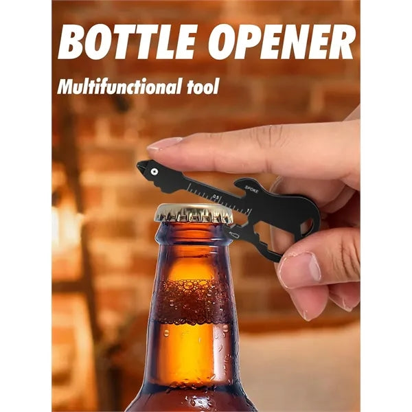 Guitar Multitool Bottle Opener with Keychain