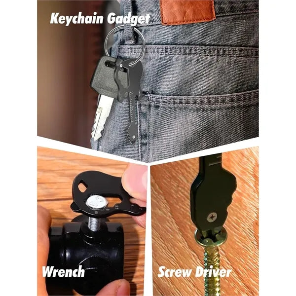 Guitar Multitool Bottle Opener with Keychain