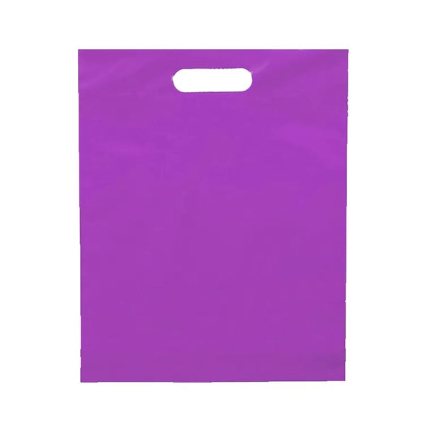 Large PE Plastic Die Cut Shop Tote Handle Bag