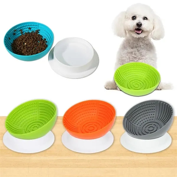 Detachable Slanted Pet Slow Food Bowl
