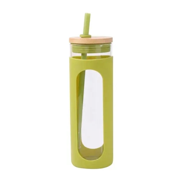 Silicone Covered Glass Bottle
