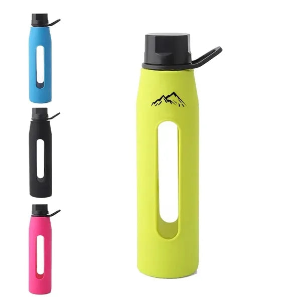 Glass Bottles W/ Silicone Sleeve