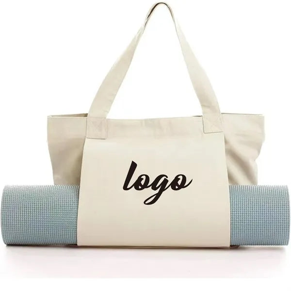 Pilates Yoga Travel Duffel Canvas Tote Bag for Women
