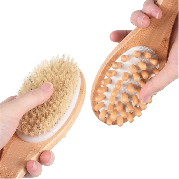 Double-Sided Bath and Massager Brush