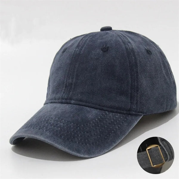 Washed-style baseball cap