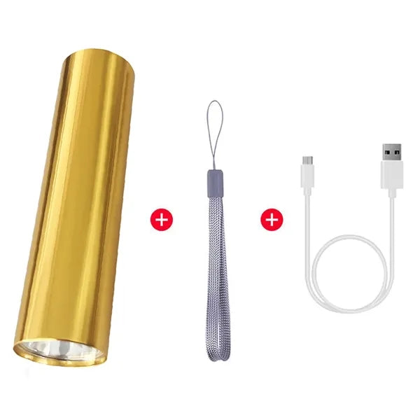 LED Handheld Mini Rechargeable Flashlight