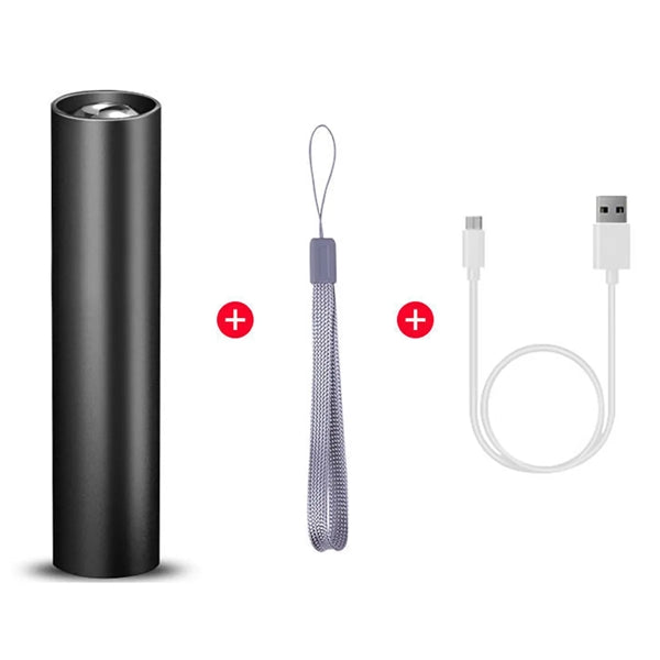 LED Handheld Mini Rechargeable Flashlight