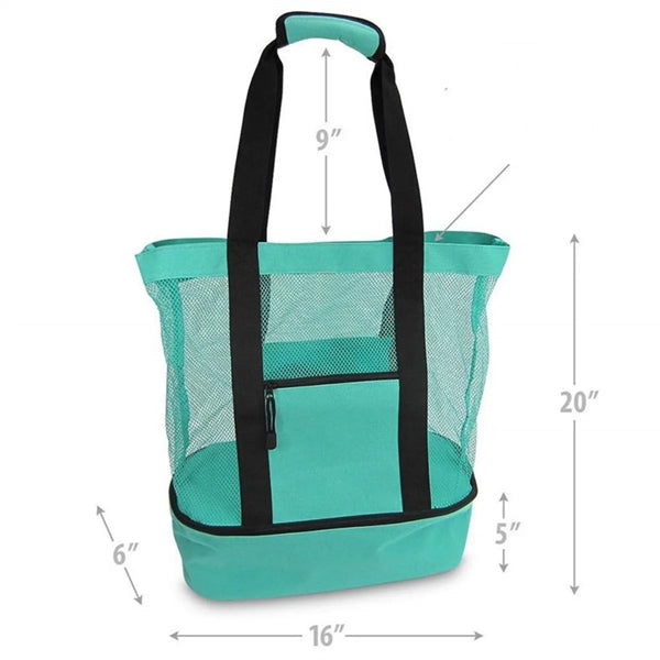 Beach Mesh Bag with Cooler