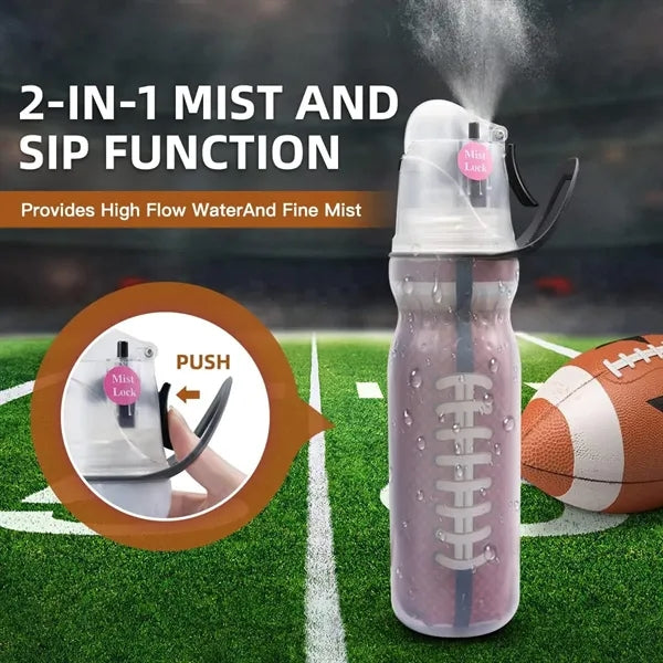 2-In-1 Mist & Sip Water Bottles With Three-Layer Heat