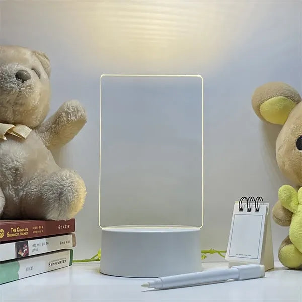 Creative Led Night Light Message Note Board