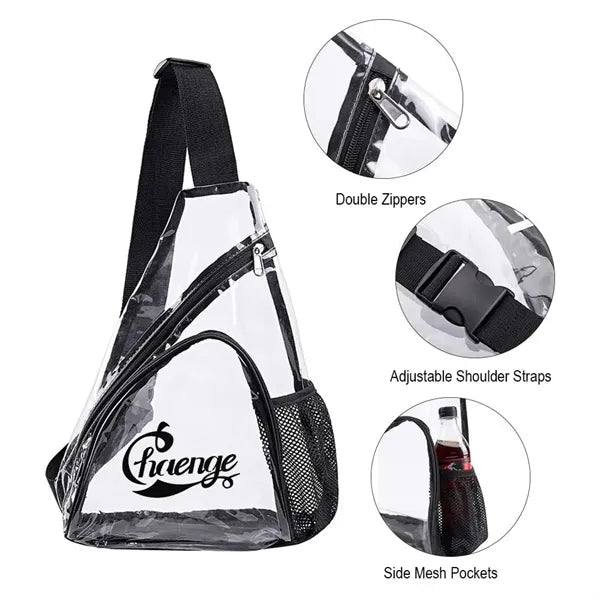 Clear Pvc Sling Bag