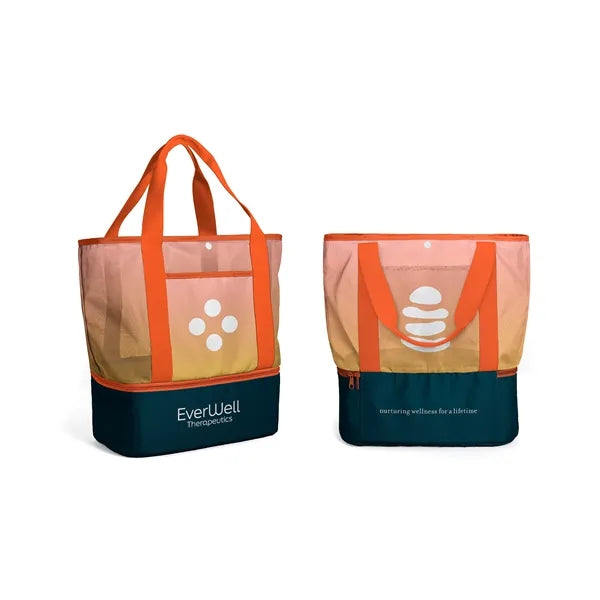 Mesh Tote With Cooler