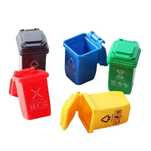 Mini Garbage Trash Bin Pen Holder