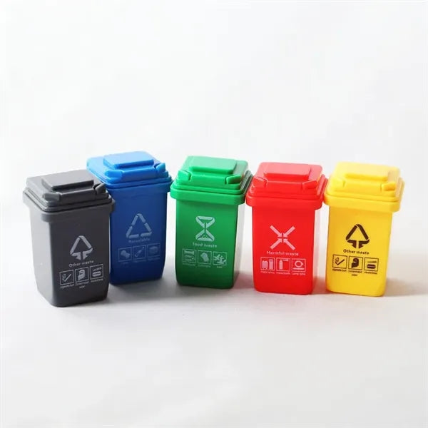 Mini Garbage Trash Bin Pen Holder