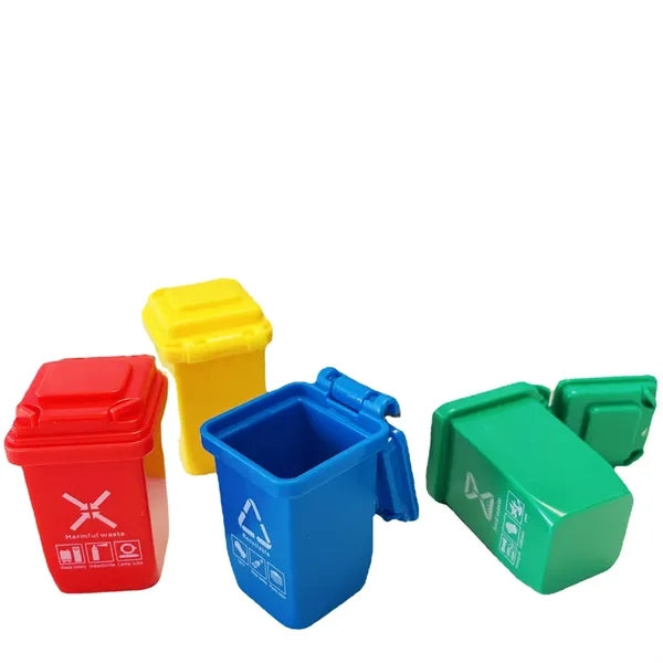Mini Garbage Trash Bin Pen Holder