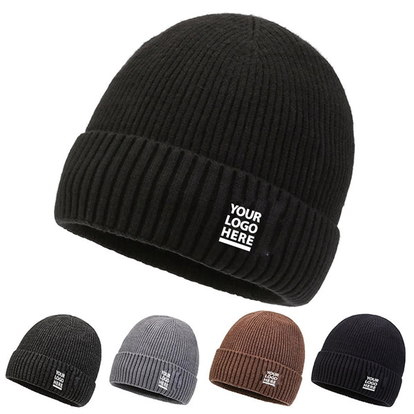 Winter Hats For Men Cuff Fleece Beanie