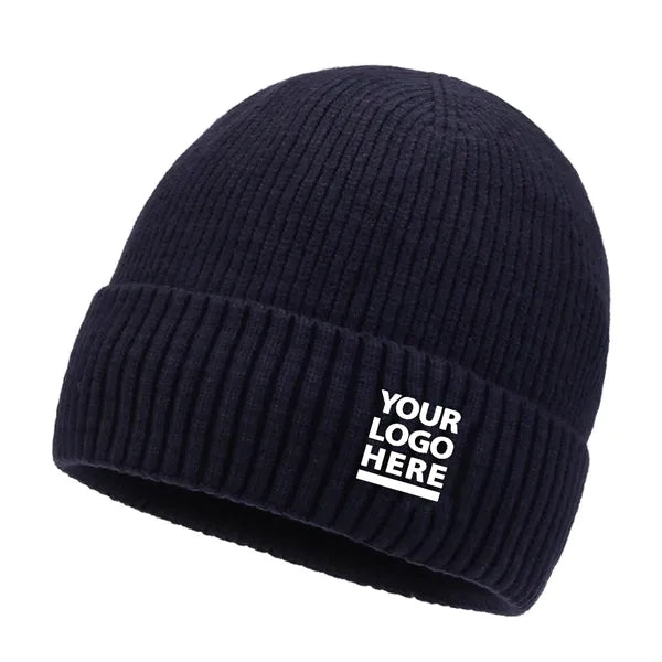 Winter Hats For Men Cuff Fleece Beanie