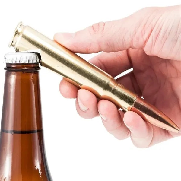 Brass Bullet Shaped Bottle Opener