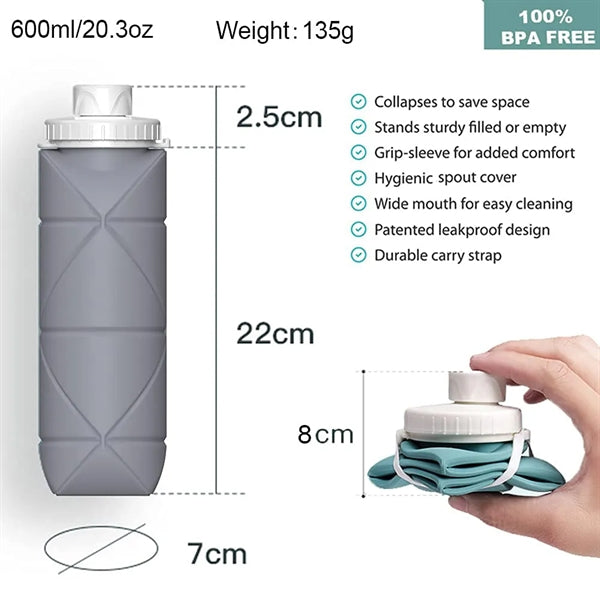 Collapsible Water Bottles Cups