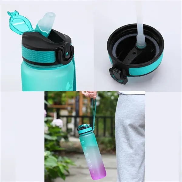 Motivational Water Bottles with Time Marker