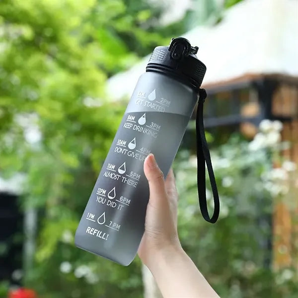 Motivational Water Bottles with Time Marker
