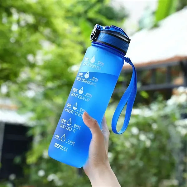 Motivational Water Bottles with Time Marker