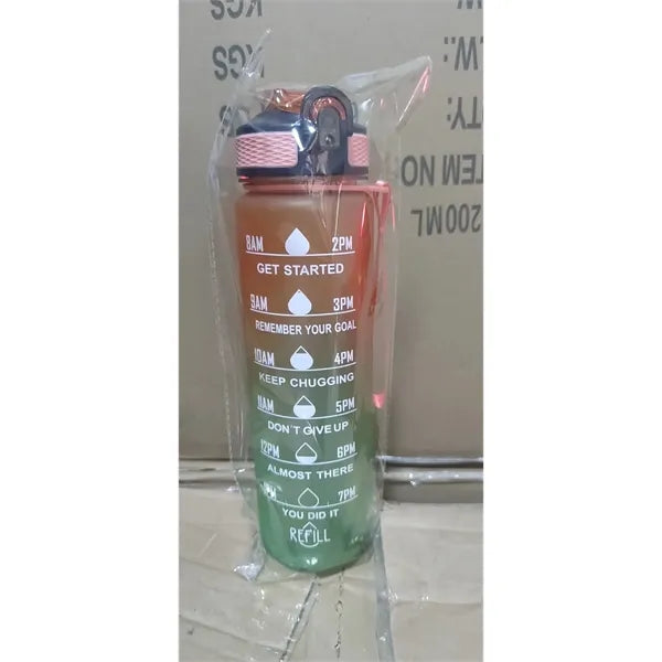 Motivational Water Bottles with Time Marker