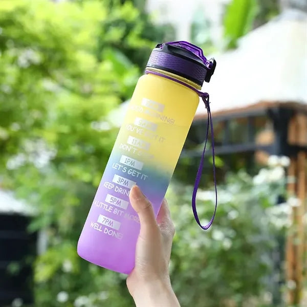 Motivational Water Bottles with Time Marker