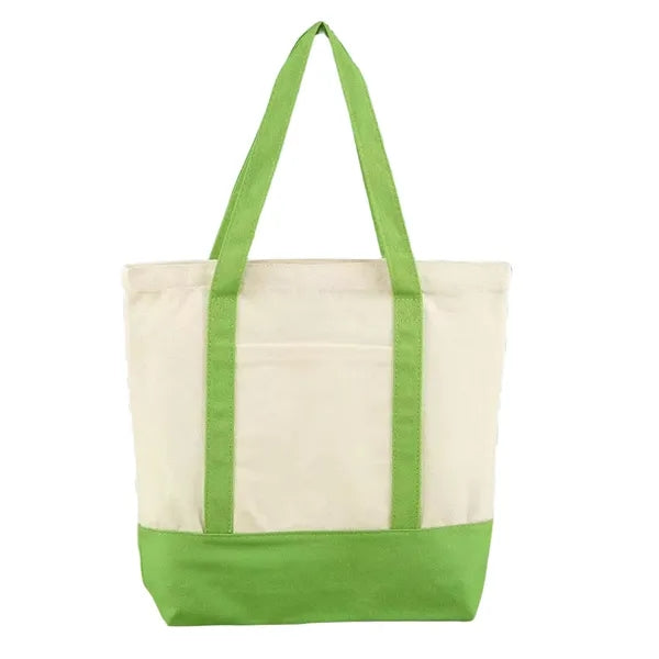 Reinforced Strap Canvas Tote Bag