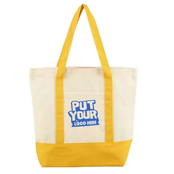 Reinforced Strap Canvas Tote Bag