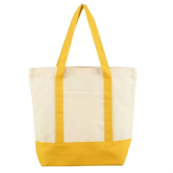 Reinforced Strap Canvas Tote Bag