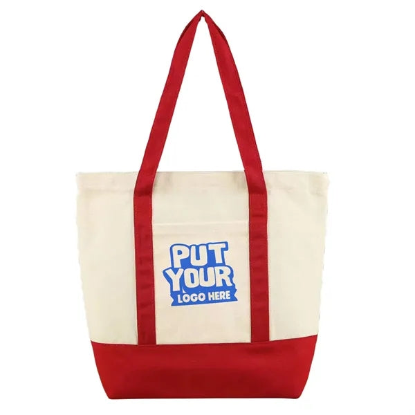 Reinforced Strap Canvas Tote Bag