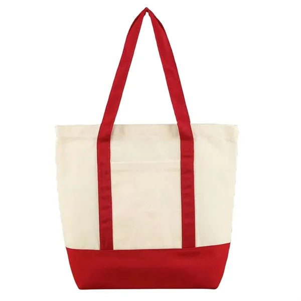 Reinforced Strap Canvas Tote Bag