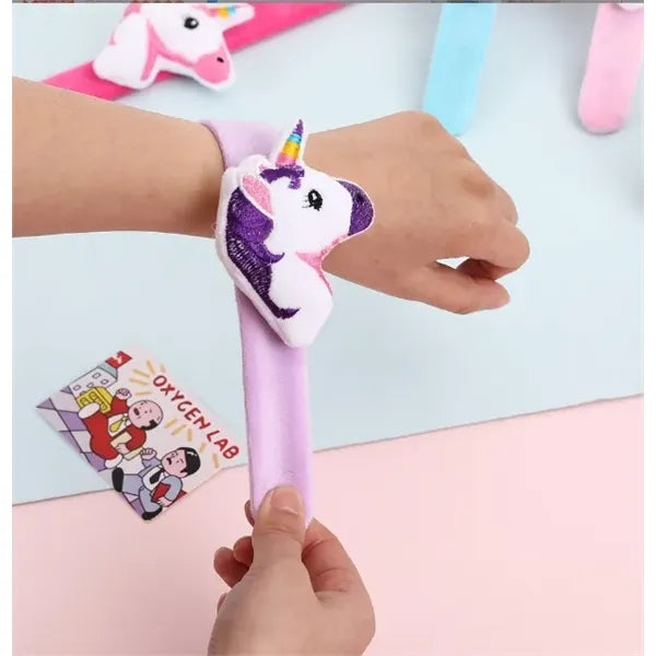 Kids Unicorn Glitter Slap Bracelet