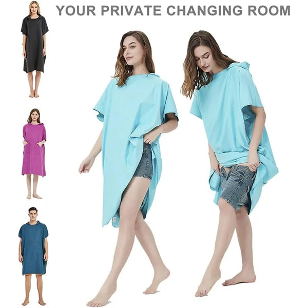 Surf Poncho Changing Robe with Hood