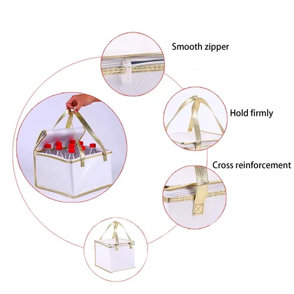 Thickened Non-Woven Thermal Insulation Picnic Bag