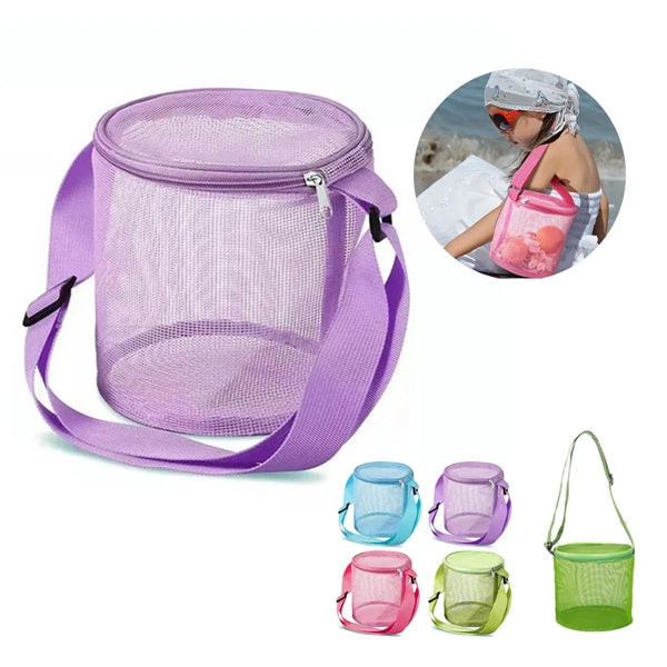 Round Mesh Bag for Beach Toys