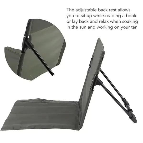 Comfortable Folding Beach Lounger Camping Chair